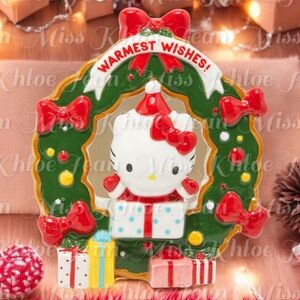 *HELLO KITTY WREATH TEA LIGHT HOLDER